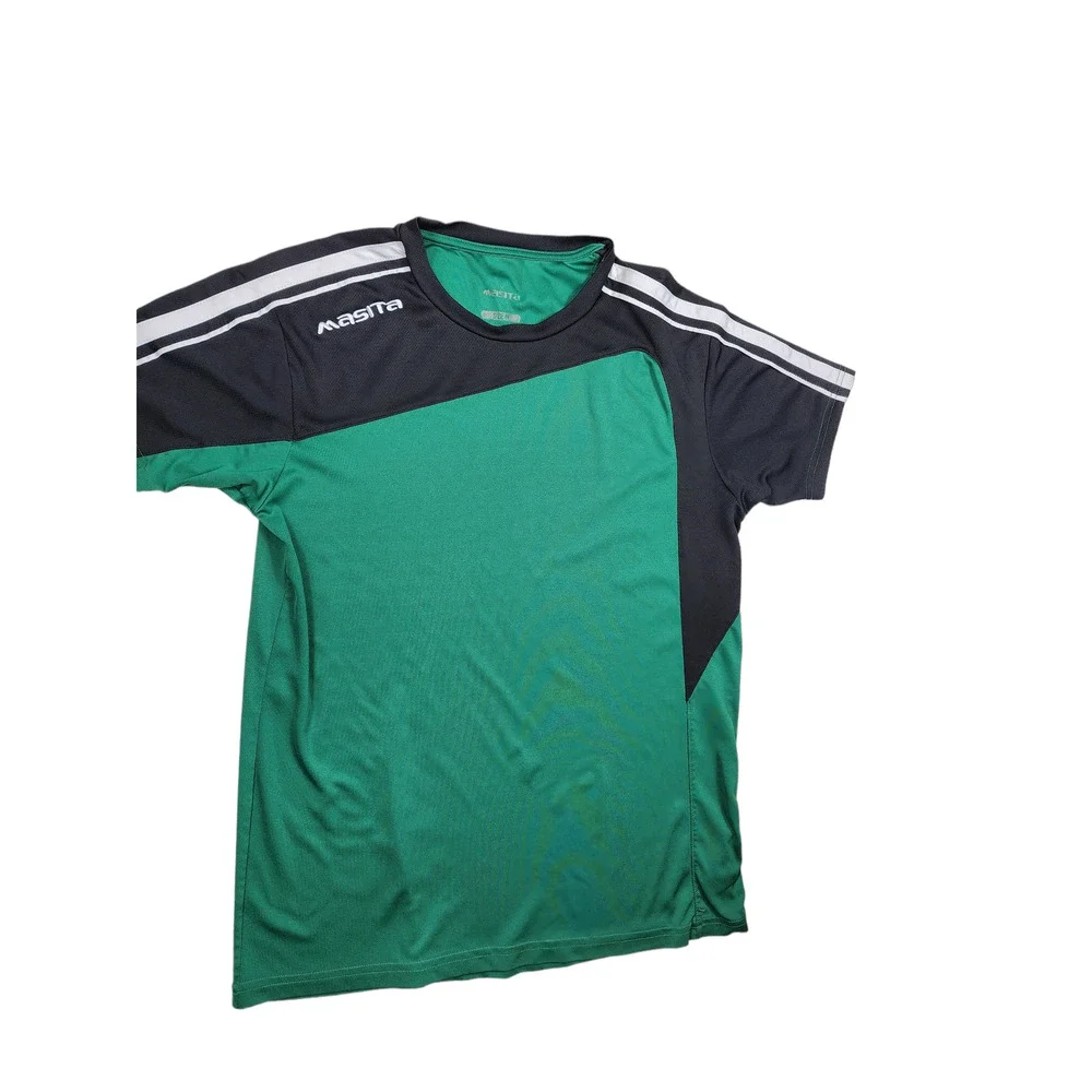Masita Activewear Shirt Mens Medium Soccer Short Sleeve Breathable Lightweight